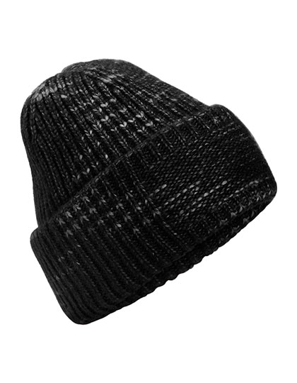 Chunky Knitted Patch Beanie