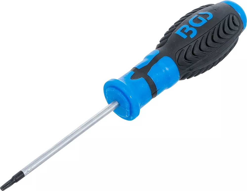 Schraubendreher, T-Profil (für Torx) mit Bohrung T10, Klingenlänge 80 mm