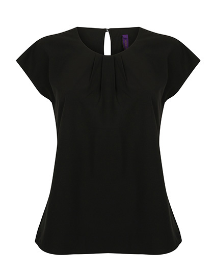 Bluse – Ladies´ Pleat Front Short Sleeve Blouse