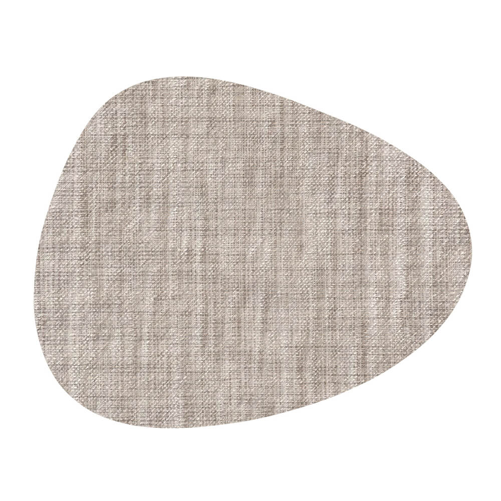 Platzset oval 40 x 33 cm toffee 6 Stück