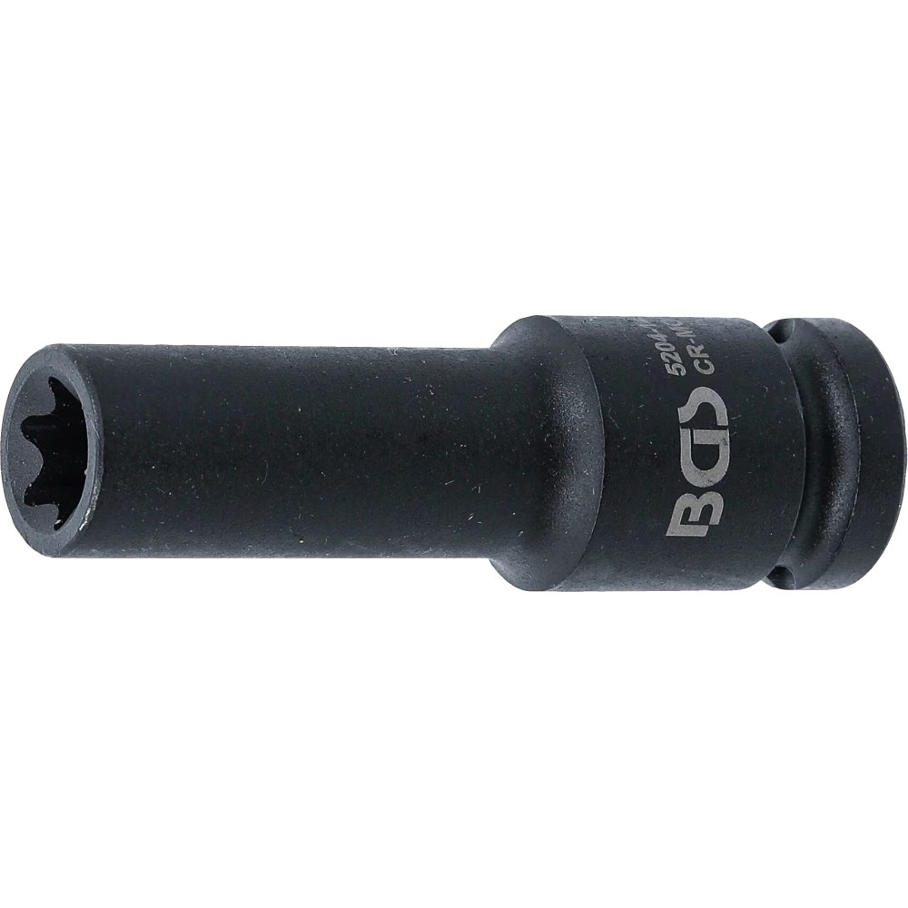 Kraft-Steckschlüssel-Einsatz E-Profil, tief, Antrieb Innenvierkant 12,5 mm (1/2"), SW E14