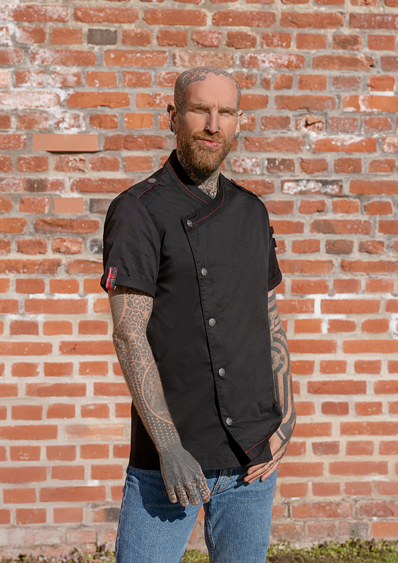 Kurzarm Herrenkochjacke ROCK CHEF®-Stage2
