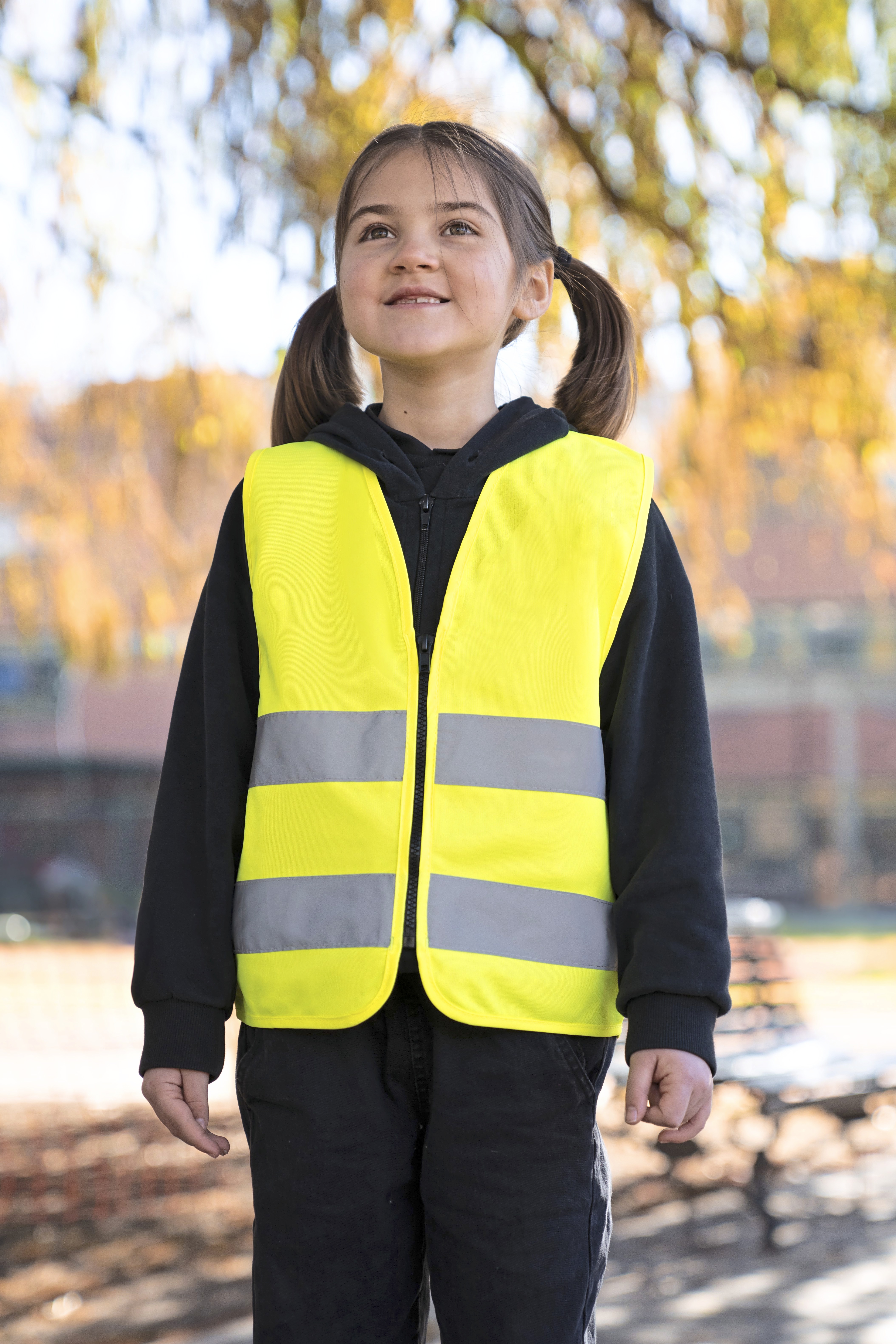 Weste – Kids´ Hi-Vis Safety Vest With Front Zipper Aalborg