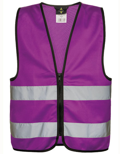 Weste – Kids´ Hi-Vis Safety Vest With Front Zipper Aalborg