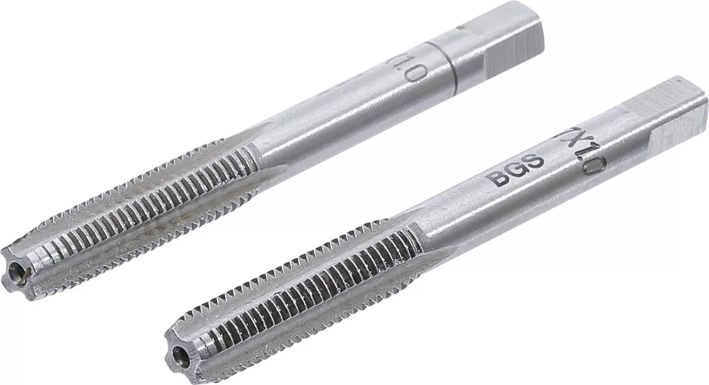 Gewindebohrer, Vor- und Fertigschneider, M7 x 1.0, 2-tlg.