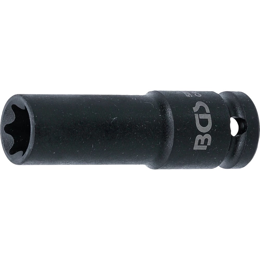 Kraft-Steckschlüssel-Einsatz E-Profil, tief, Antrieb Innenvierkant 12,5 mm (1/2"), SW E18
