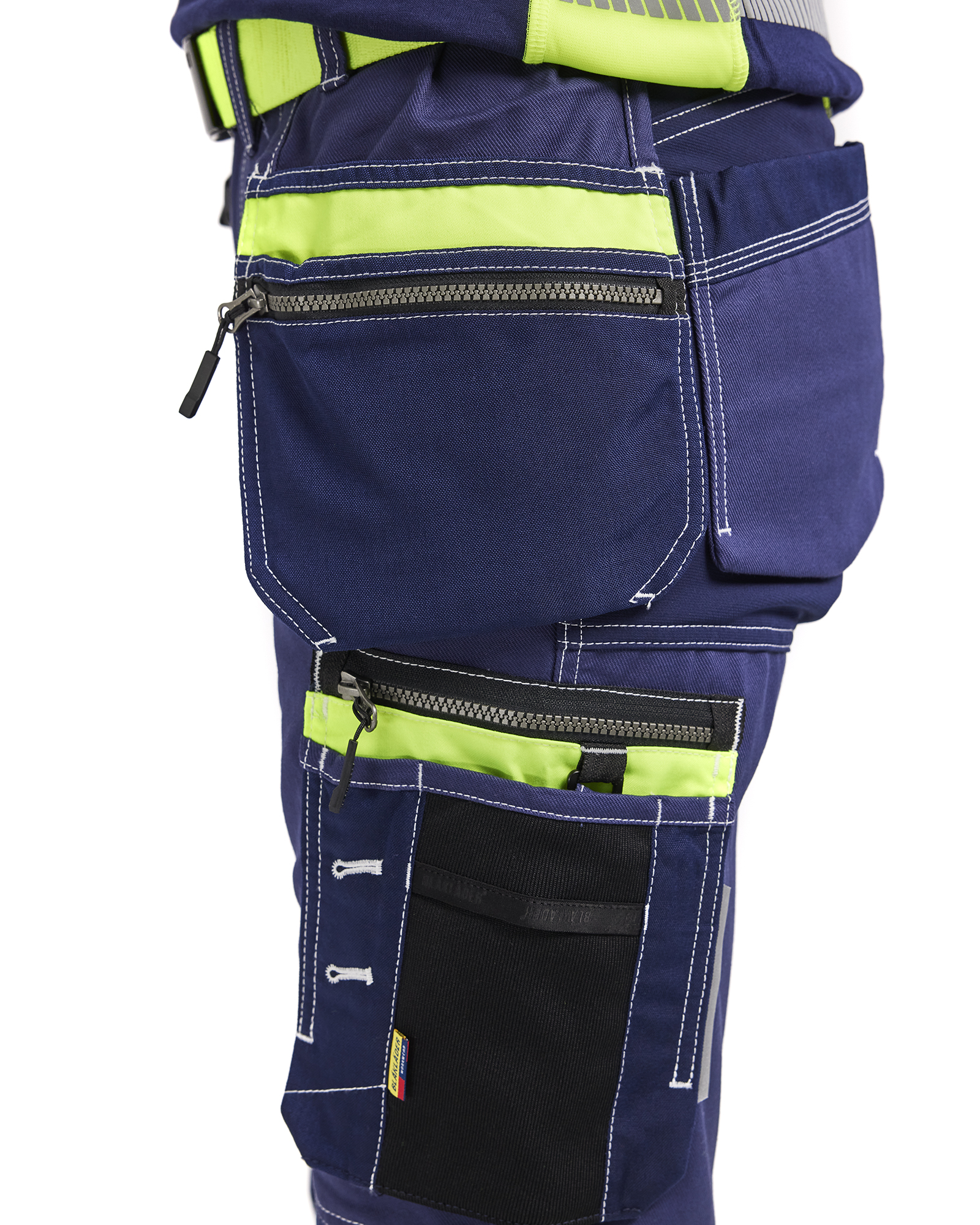 Damen High Vis Arbeitshose mit Stretch