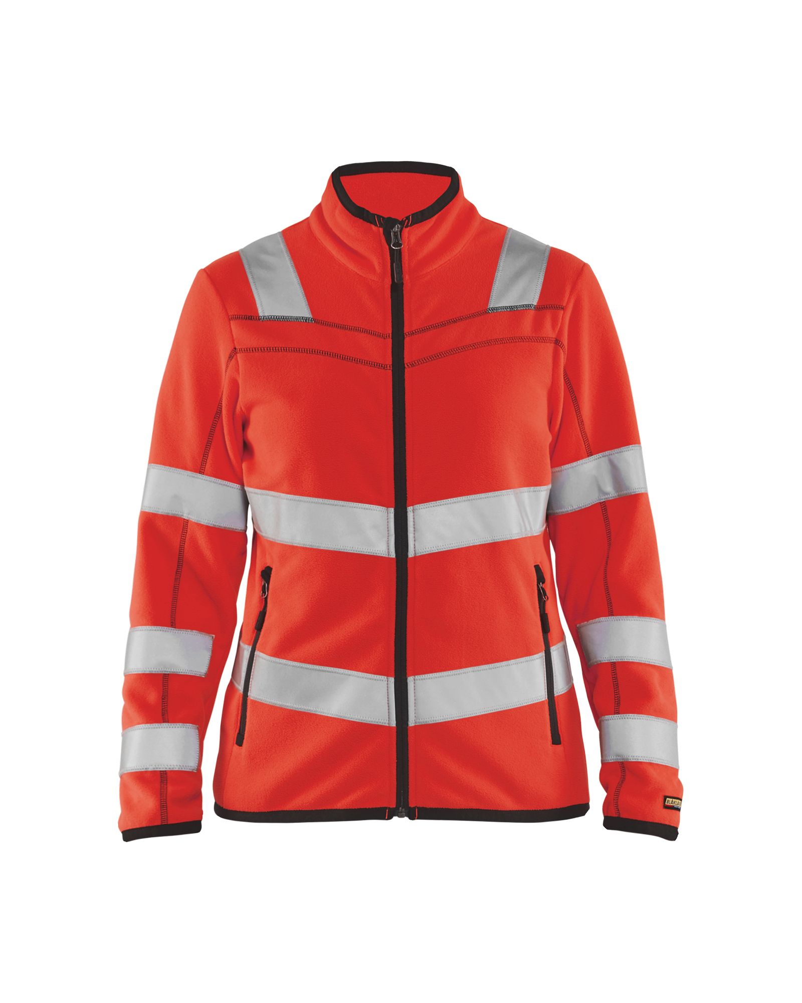 Damen High Vis Microfleece Jacke