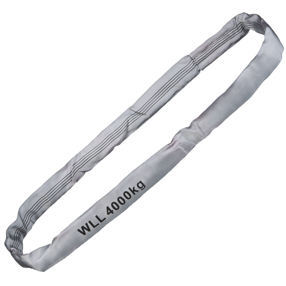 Rundschlinge, WLL 4000 kg, Grau