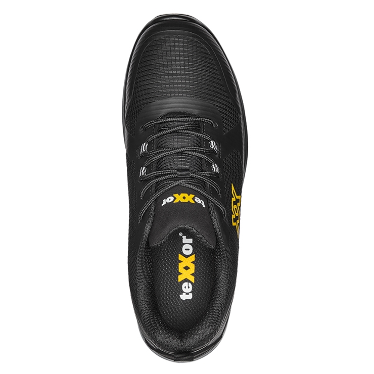teXXor® S3S-Sicherheitshalbschuhe schwarz/gelb