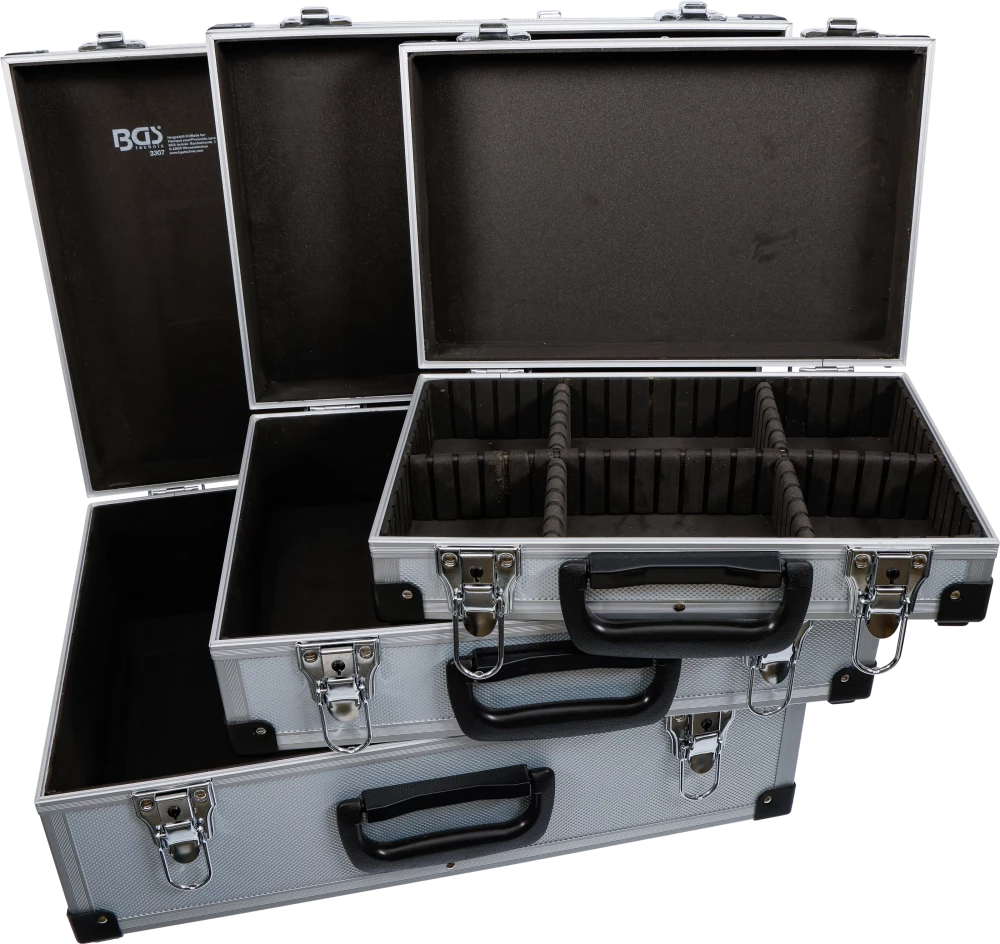 Aluminiumkoffer-Satz, 3-tlg.