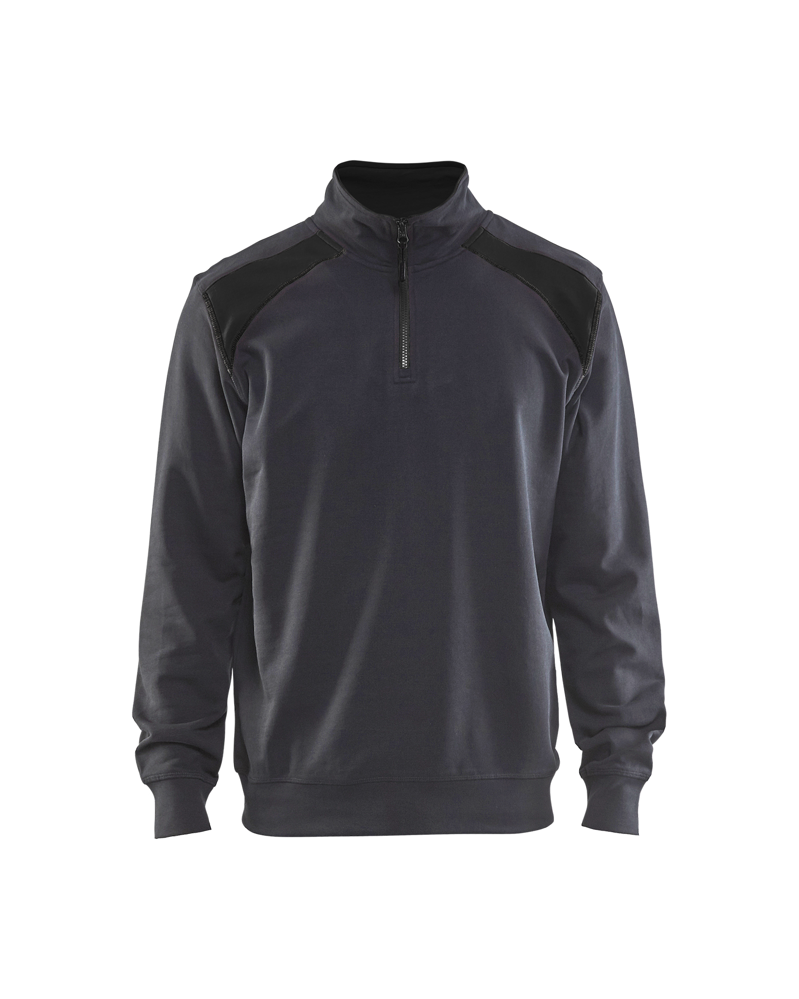 Sweatshirt Half-Zip 2-farbig