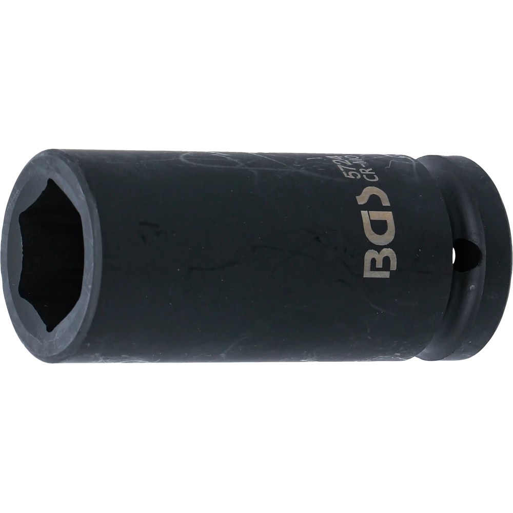 Kraft-Steckschlüssel-Einsatz Sechskant, tief, Antrieb Innenvierkant 20 mm (3/4"), SW 24 mm