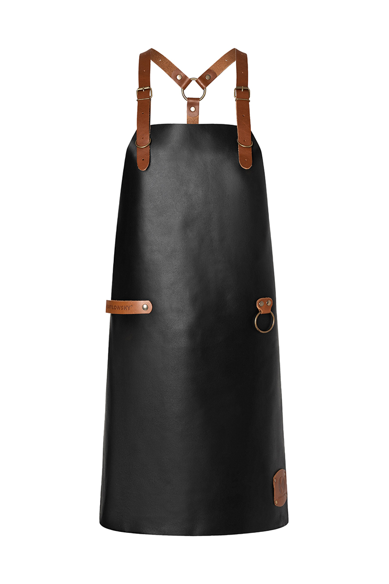 Leder Latzschürze X-Style mit Kreuzträgern