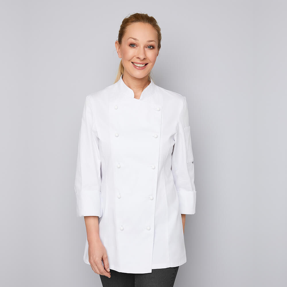 Damen Kochjacke, weiß
