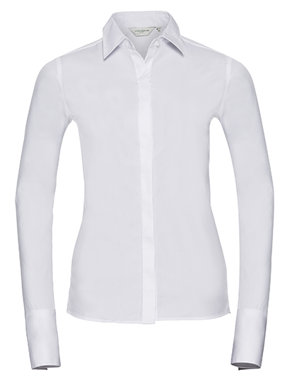 Bluse – Ladies' Long Sleeve Fitted Ultimate Stretch Shirt