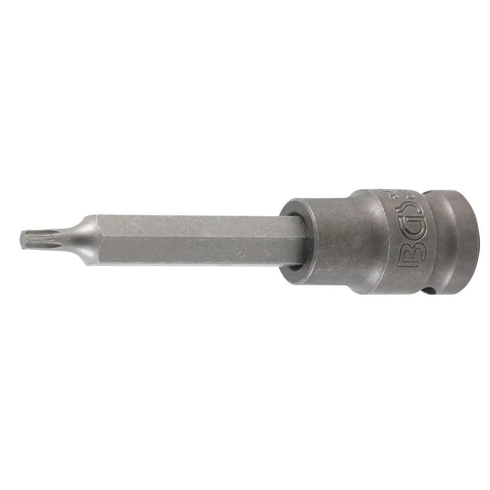 Kraft-Bit-Einsatz, Länge 100 mm, Antrieb Innenvierkant 12,5 mm (1/2"), T-Profil (für Torx) T25