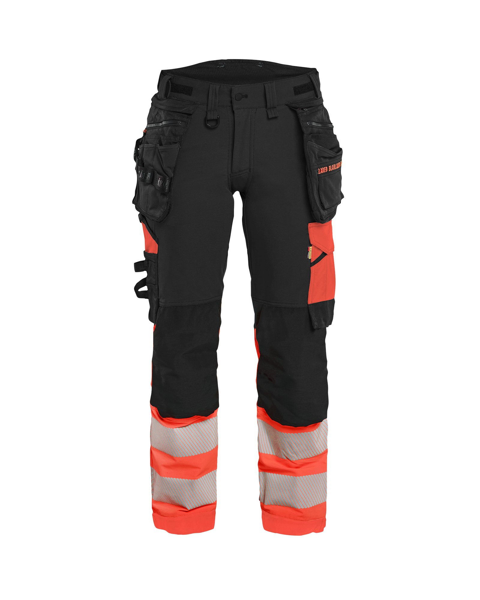 Damen High Vis Arbeitshose 4-Wege-Stretch