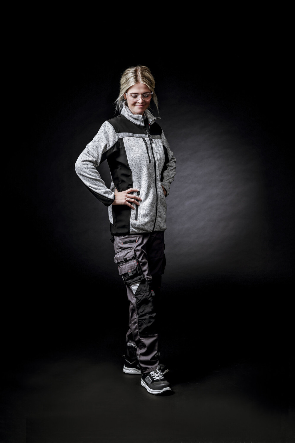 Softshelljacke MOTION TEX PLUS Strick-Softshelljacke