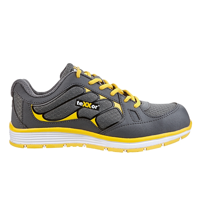 teXXor® S1PS-Sicherheitshalbschuhe ROUBAIX grau/gelb