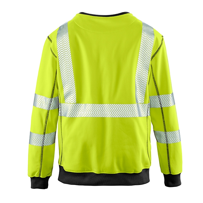 4PROTECT® Warnschutz UV-Sweatshirt COLUMBUS leuchtgelb