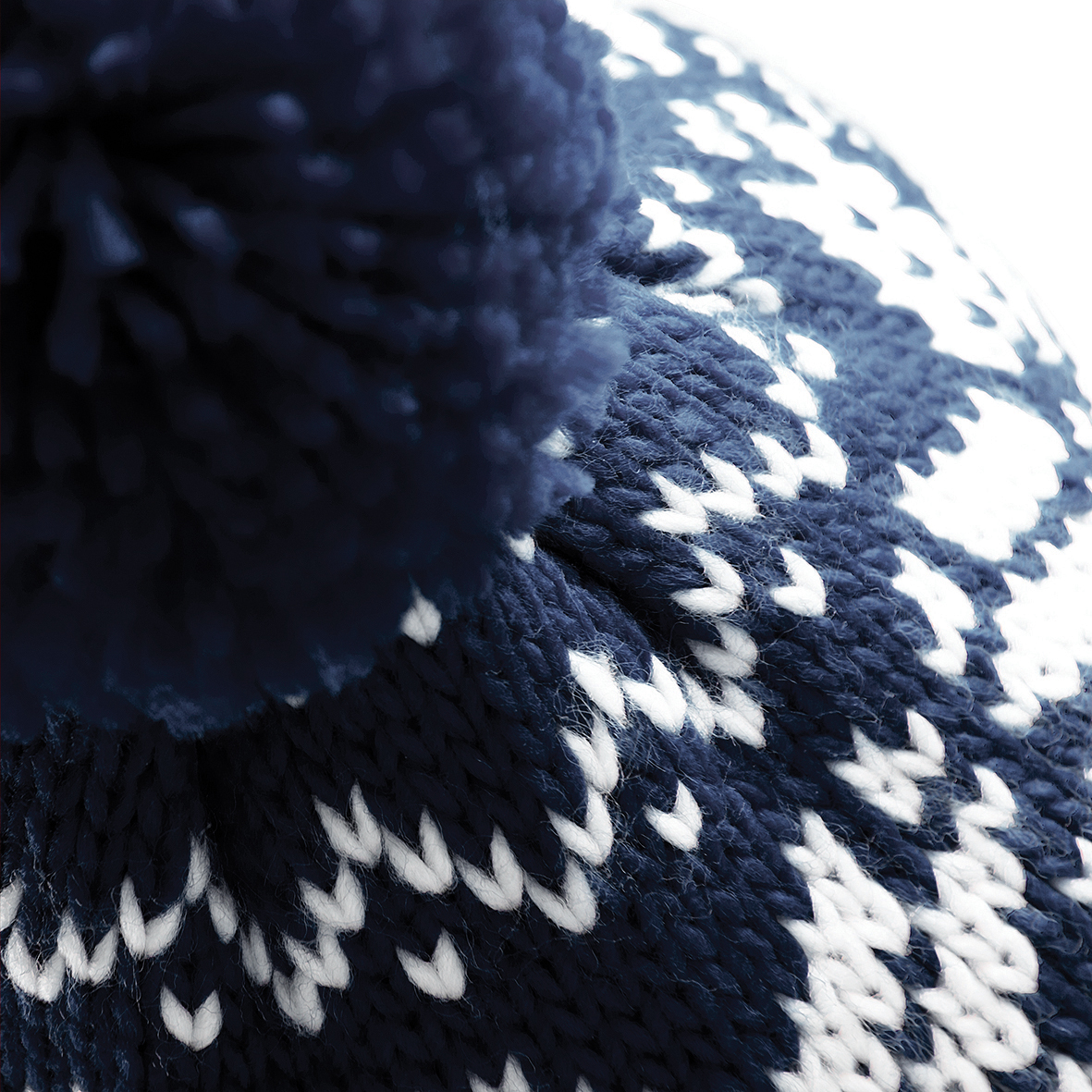 Fair Isle Snowstar Beanie
