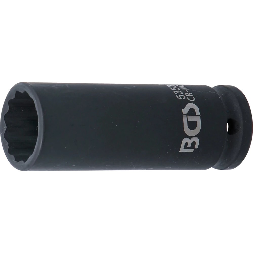 Kraft-Steckschlüssel-Einsatz Zwölfkant, tief, Antrieb Innenvierkant 12,5 mm (1/2"), SW 21 mm