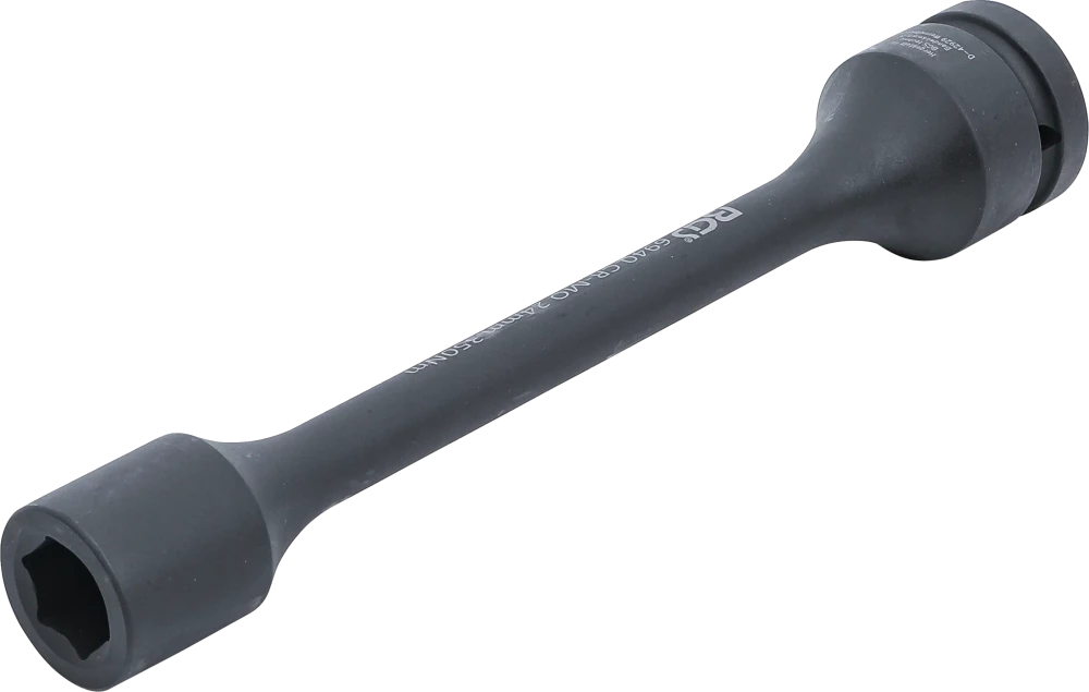 Torsions-Kraft-Steckschlüssel-Einsatz Sechskant, Antrieb Innenvierkant 25 mm (1"), SW 24 mm, 350 Nm