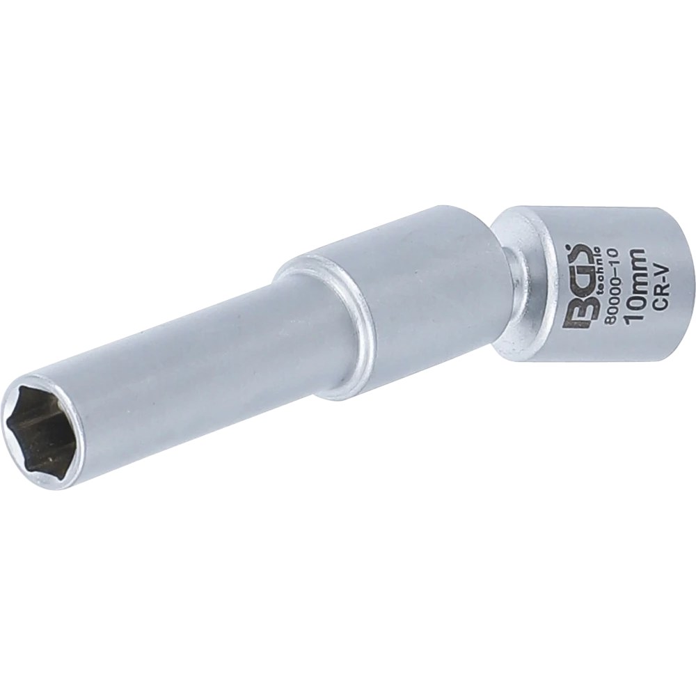 Glüh- und Zündkerzen-Gelenk-Einsatz, Antrieb Innenvierkant 10 mm (3/8"), SW 10 mm
