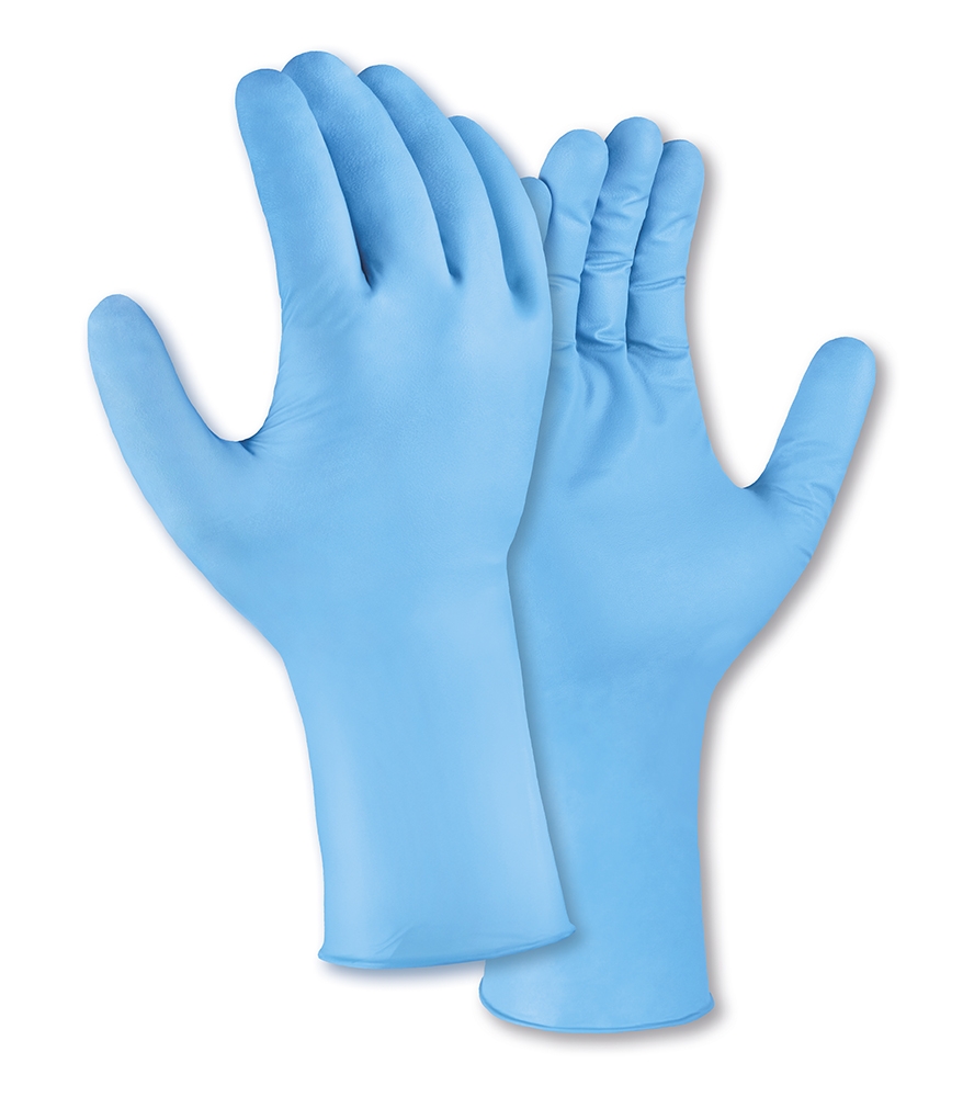 teXXor® Nitril-Einweg-Handschuhe High Risk blau