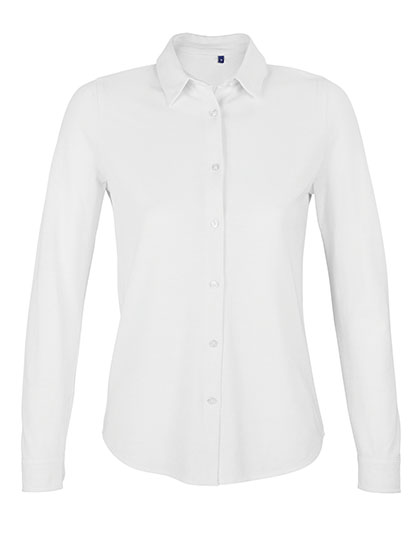 Bluse – Women´s Cotton Pique Shirt Basile