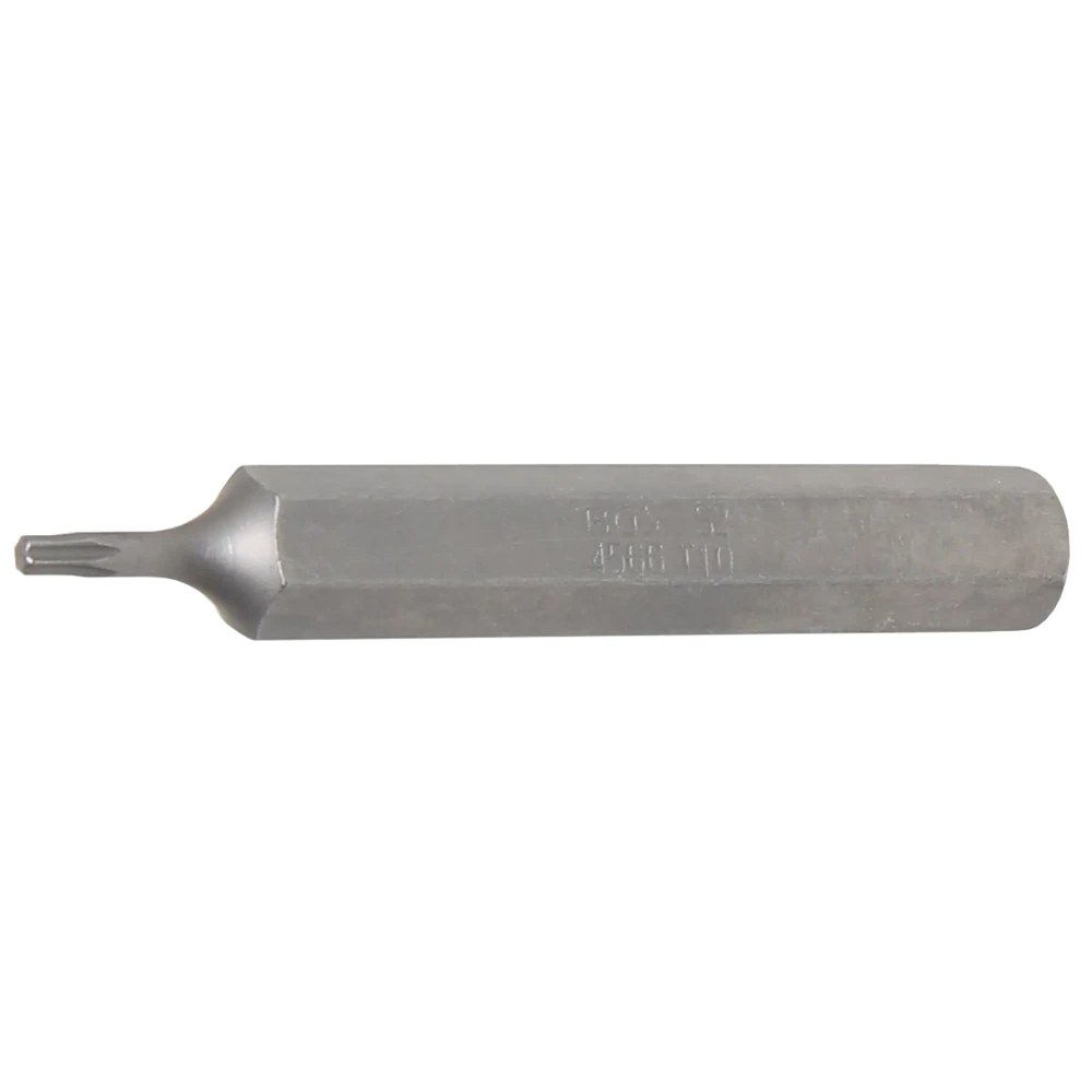 Bit, Länge 75 mm, Antrieb Außensechskant 10 mm (3/8"), T-Profil (für Torx) T10