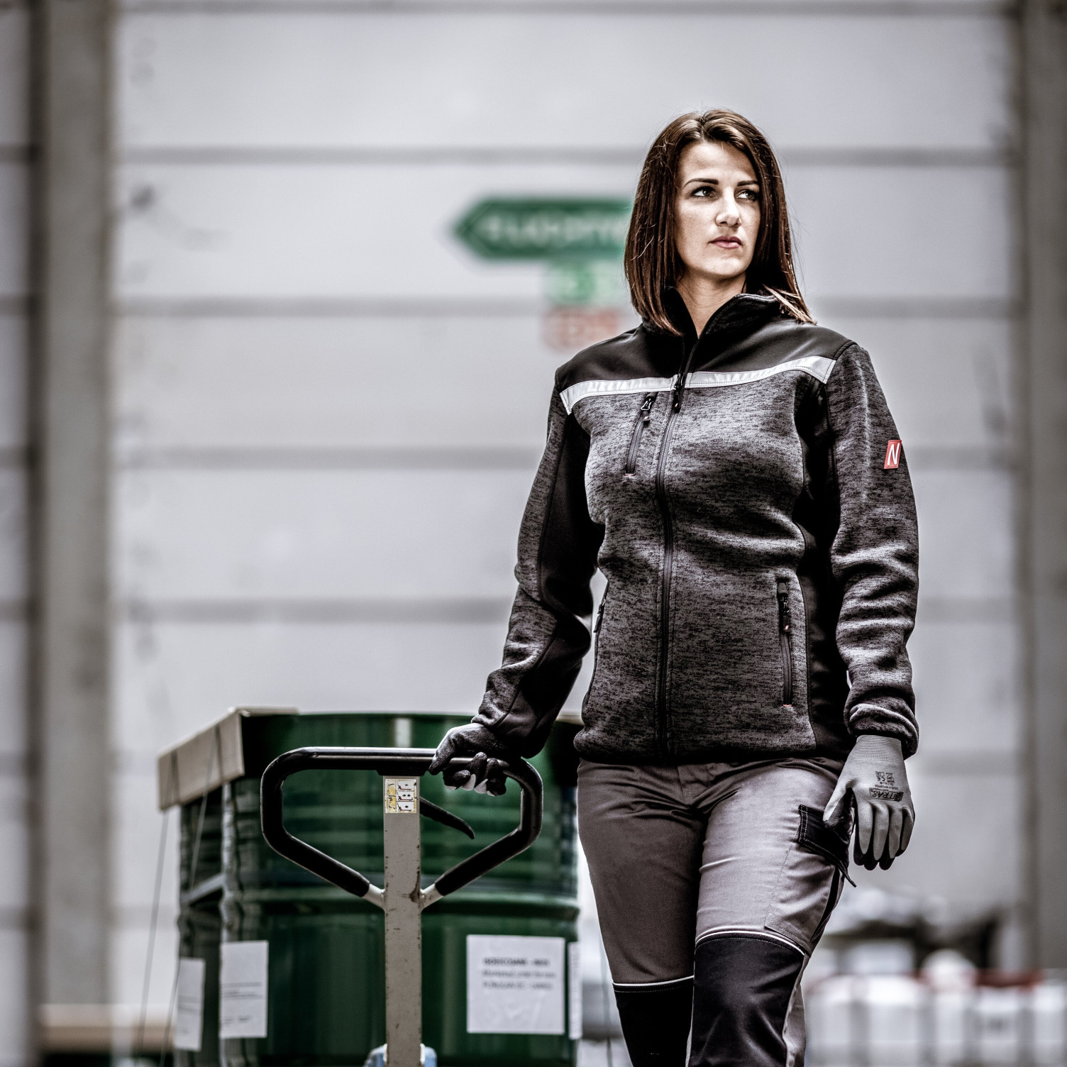Softshelljacke MOTION TEX PLUS Strick-Softshelljacke