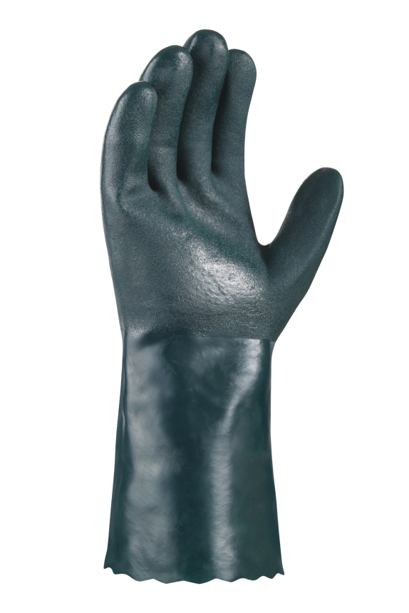 teXXor® Chemikalienschutz-Handschuhe PVC GRÜN grün