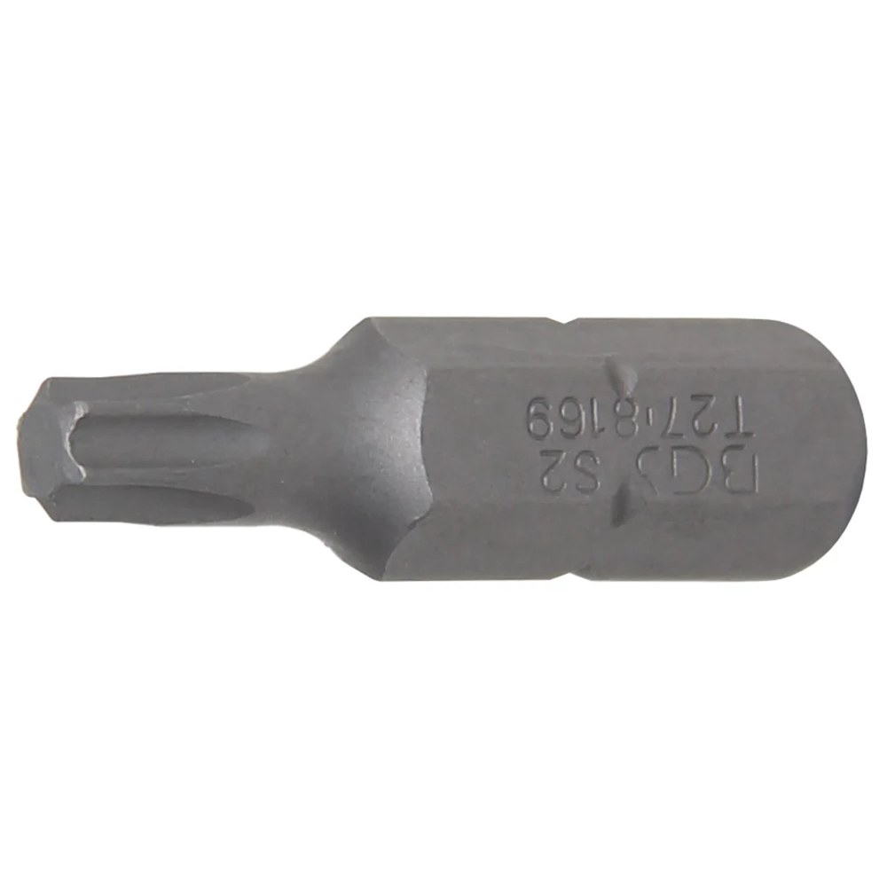 Bit, Länge 30 mm, Antrieb Außensechskant 8 mm (5/16"), T-Profil (für Torx) T27