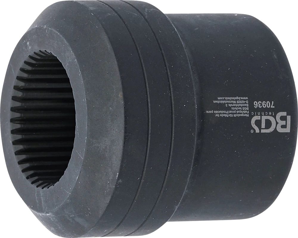 Spezial-Steckschlüssel-Einsatz, Vielzahn, Antrieb Innenvierkant 12,5 mm (1/2"), für Hinterachs-Eingangswelle, für BMW