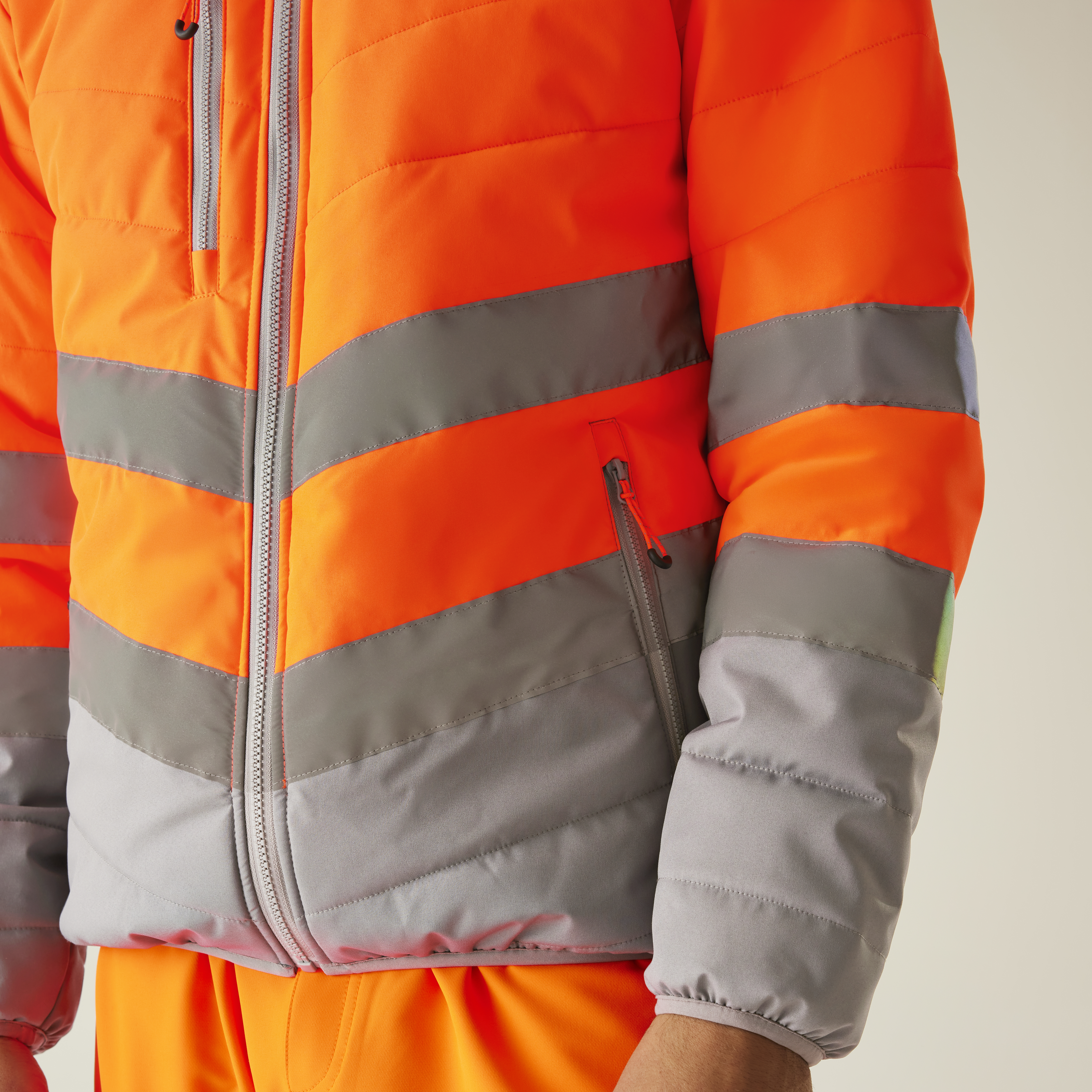 Hi-Vis 2-Tone Thermal Baffle Jacket