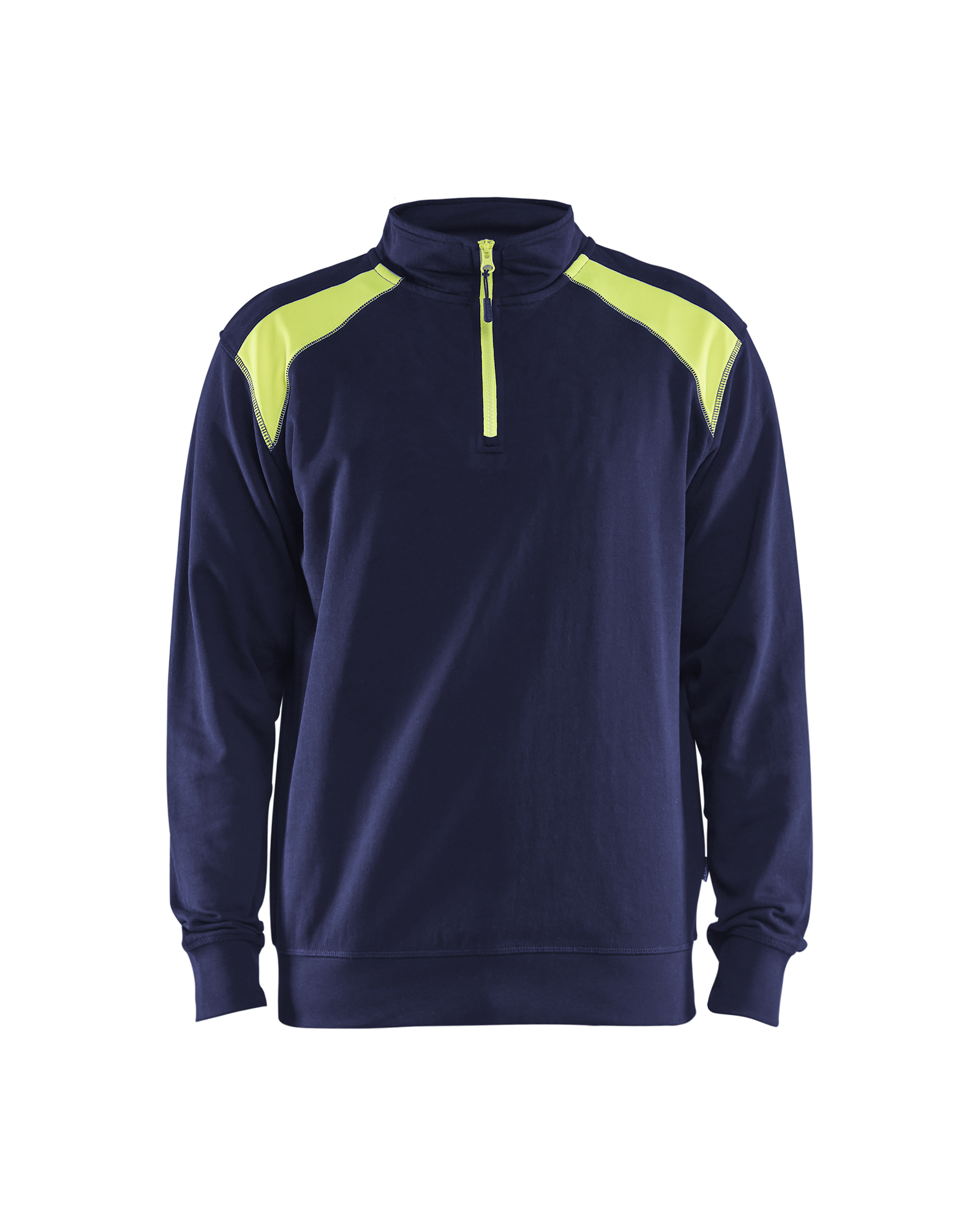Sweatshirt Half-Zip 2-farbig