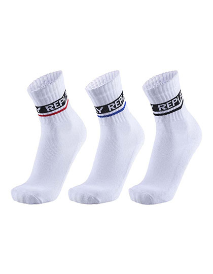 Tennissocken Replay weiß 3er-Pack