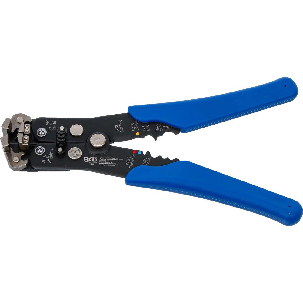 Automatische Abisolierzange, für Draht-Ø 0,13 - 6 mm², 210 mm