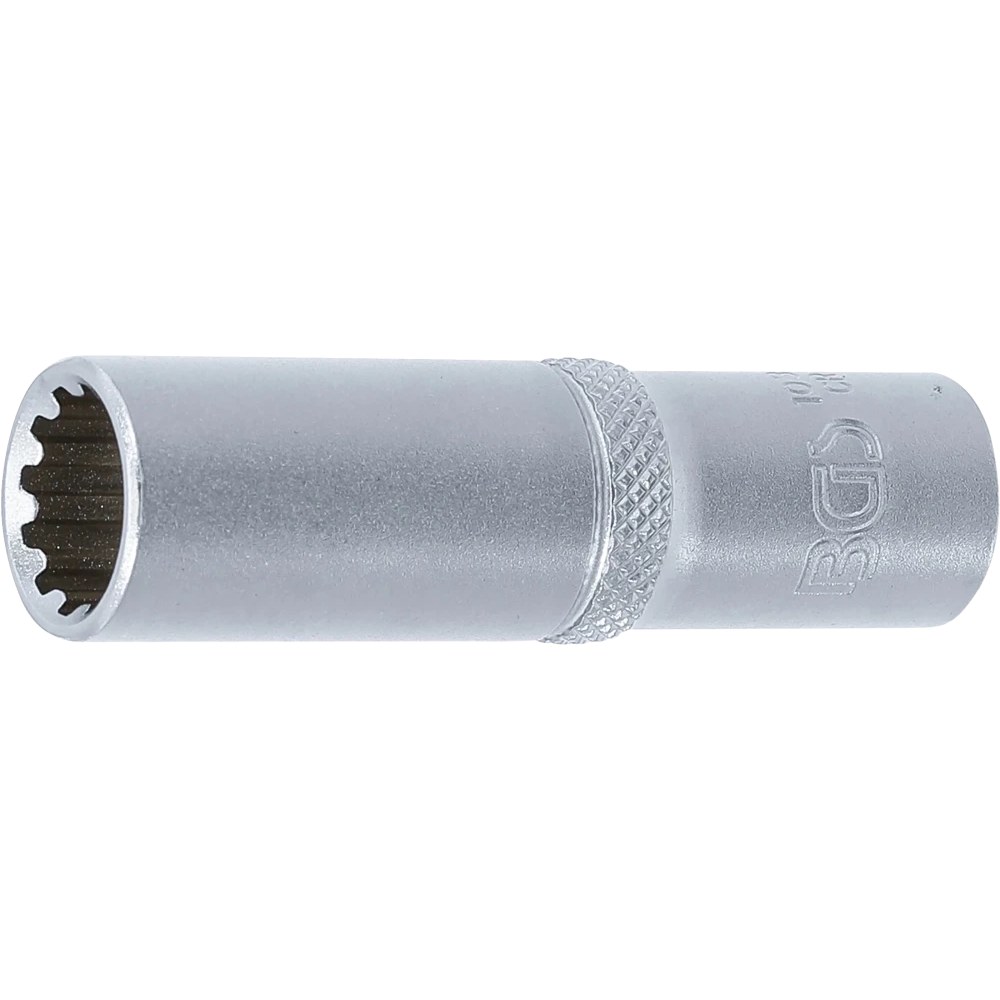 Steckschlüssel-Einsatz Gear Lock, tief, Antrieb Innenvierkant 10 mm (3/8"), SW 12 mm