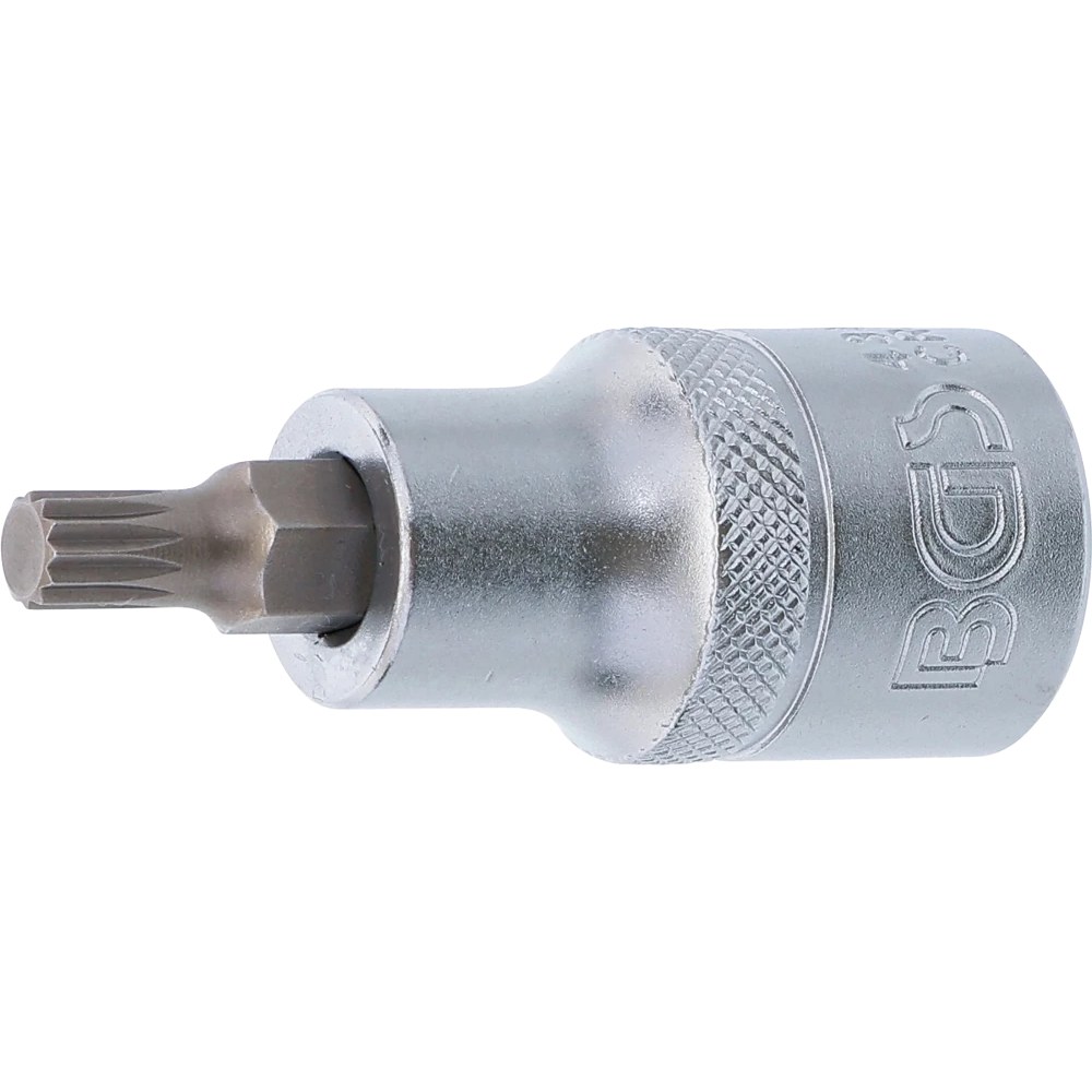 Bit-Einsatz, Antrieb Innenvierkant 12,5 mm (1/2"), Innenvielzahn (für XZN) M6