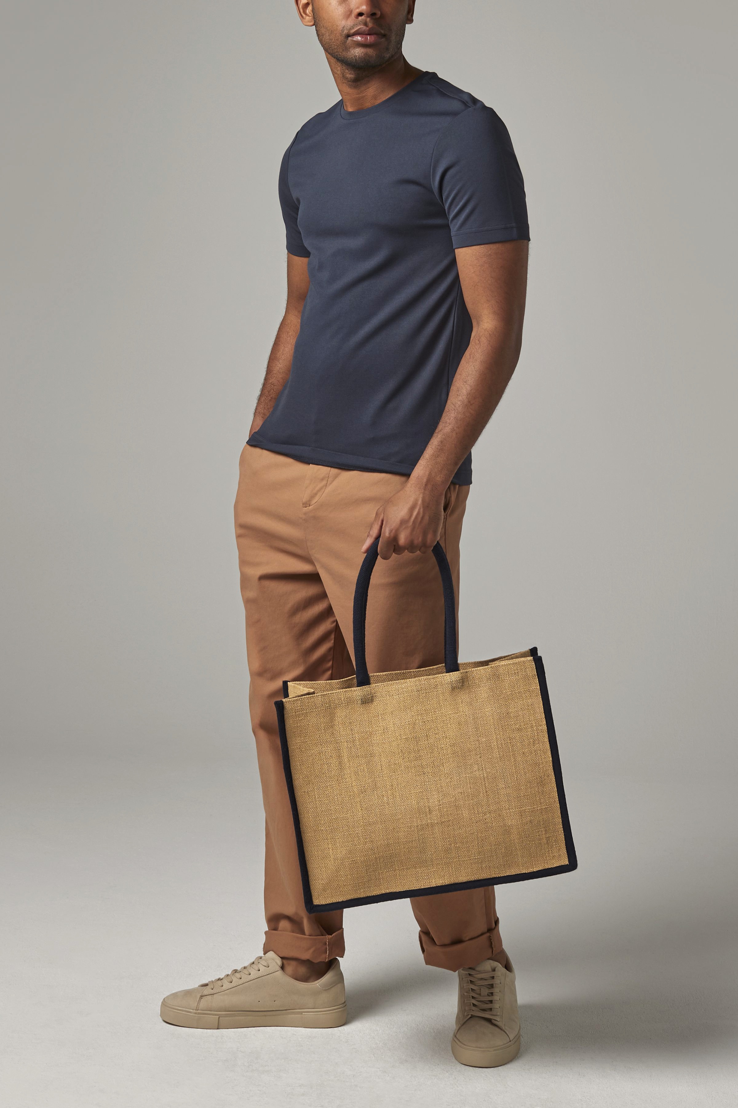 Tasche – Natural Starched Jute Classic Shopper