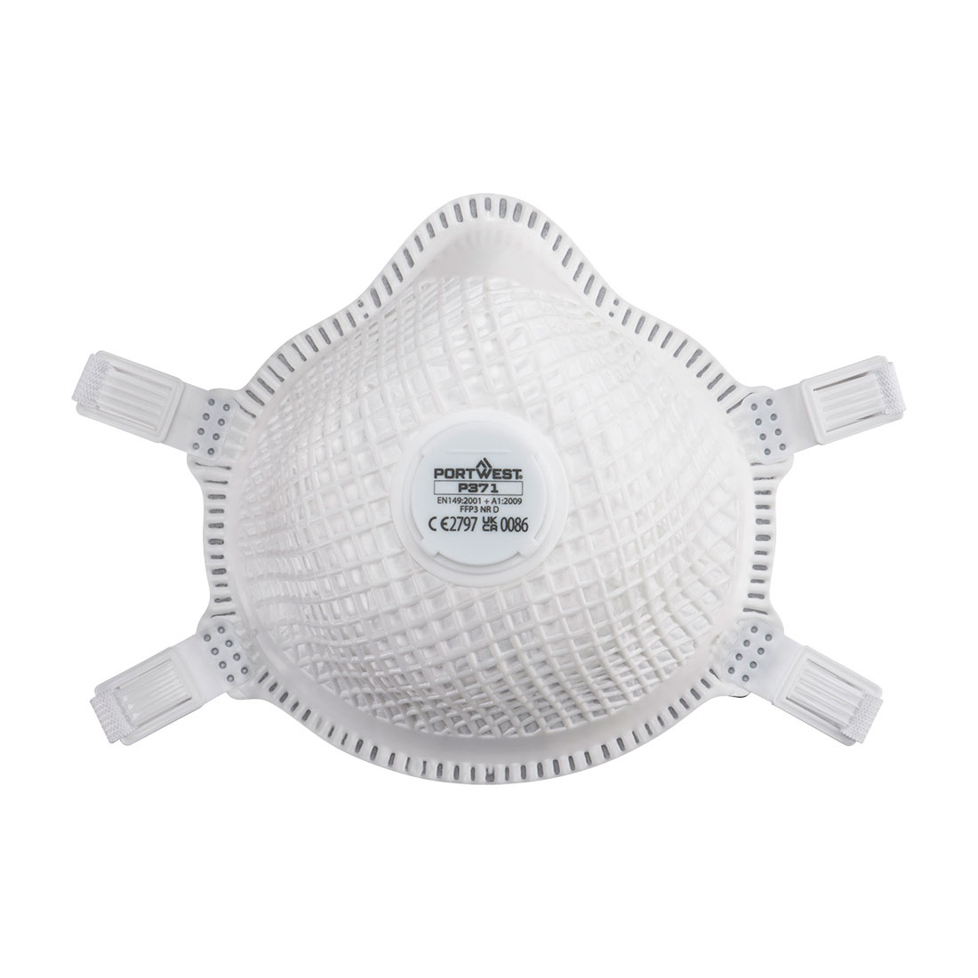 ERGONET FFP3 Dolomit Feinstaubmaske mit Ventil