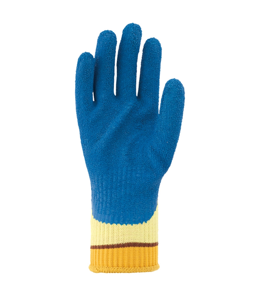 TOWA® Aramid-Faser Strickhandschuhe PowerGrab® Katana goldgelb/blau