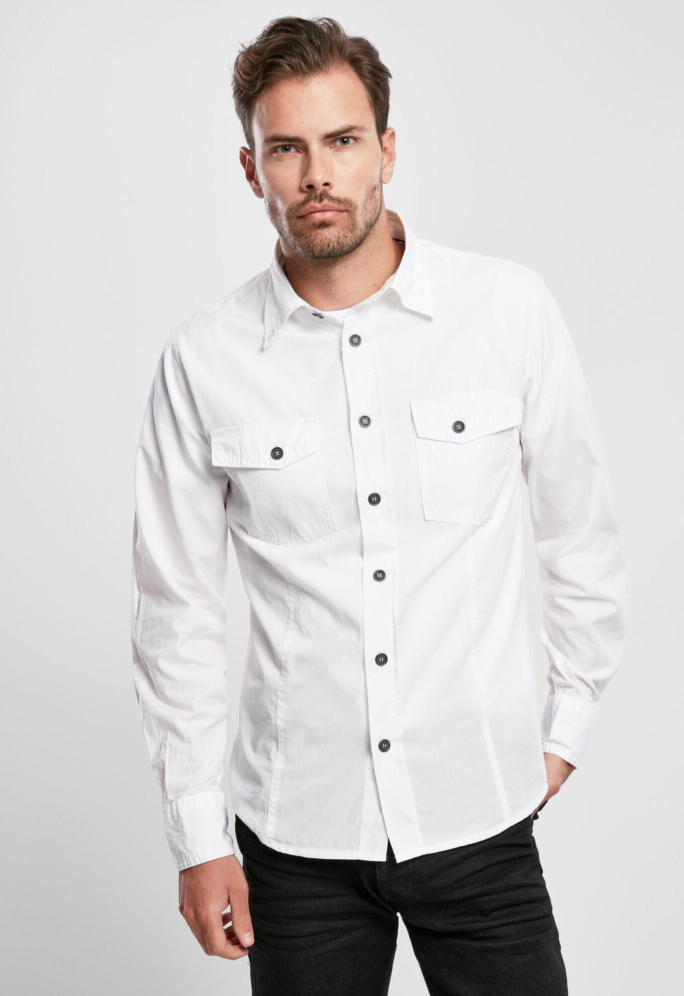 Slim Fit Shirt Long Sleeve