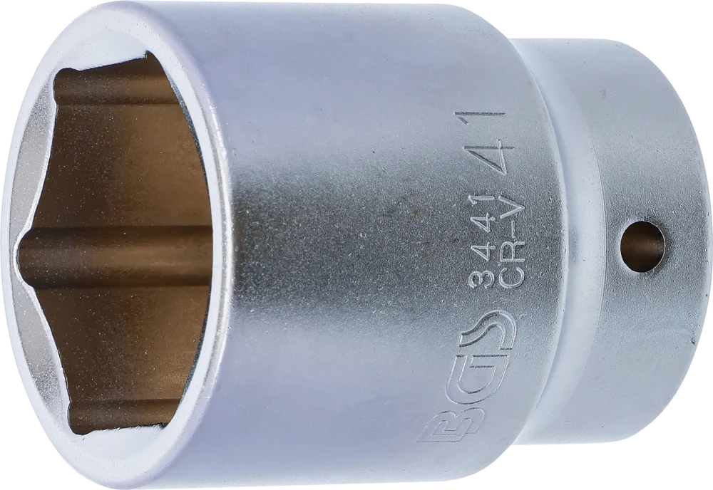 Steckschlüssel-Einsatz Sechskant, Antrieb Innenvierkant 20 mm (3/4"), SW 41 mm