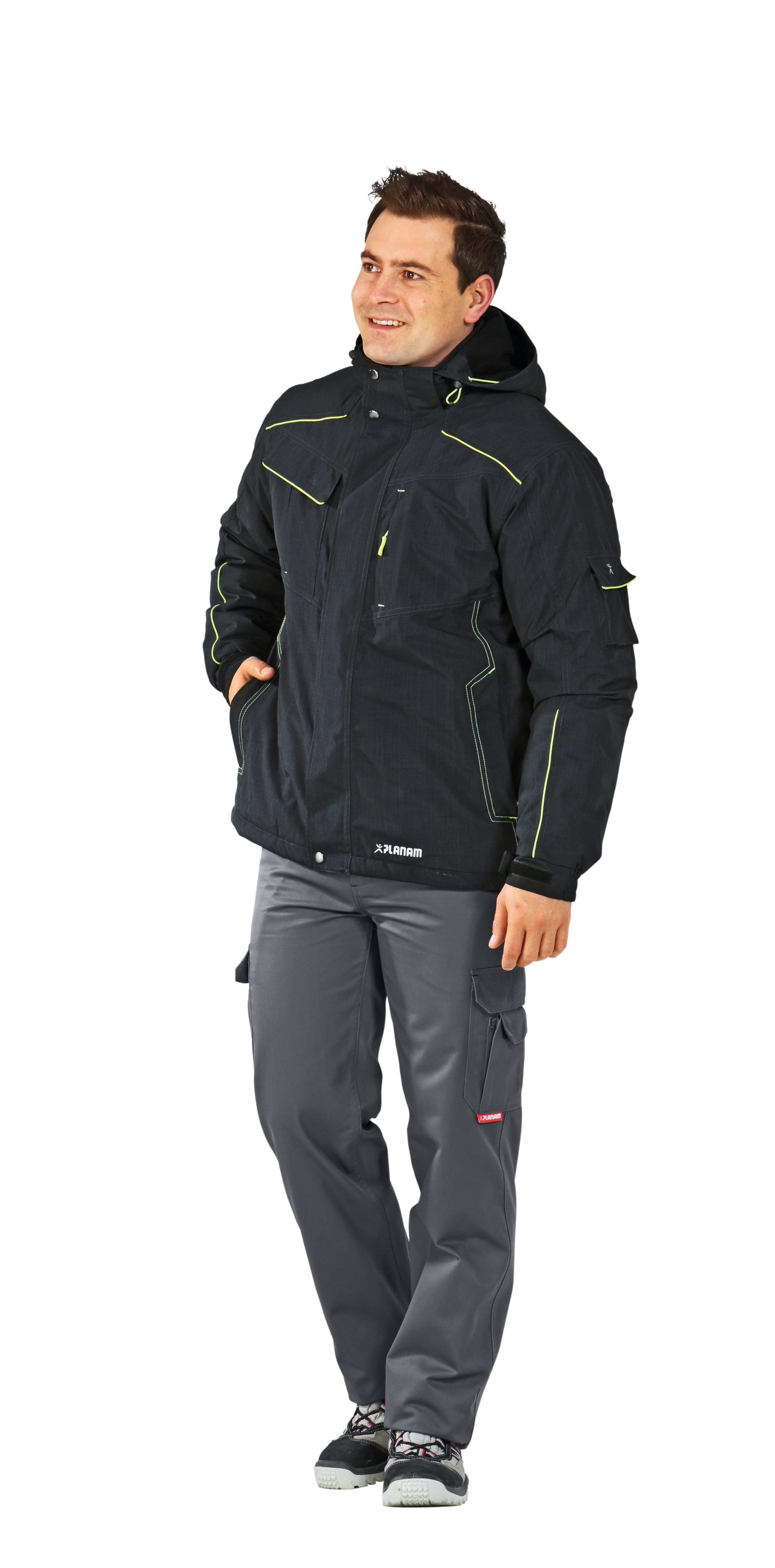 PLANAM Neon Jacke Outdoor
