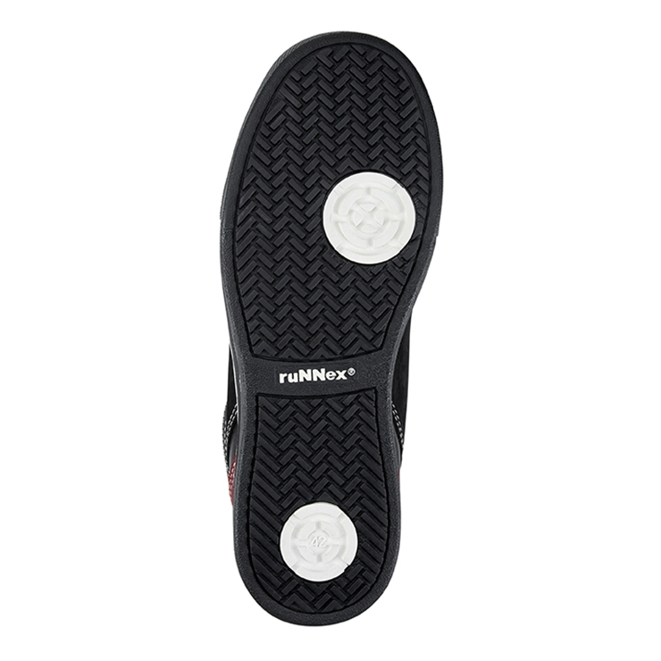 RUNNEX® S3-Sicherheitsschnürstiefel SportStar schwarz/rot