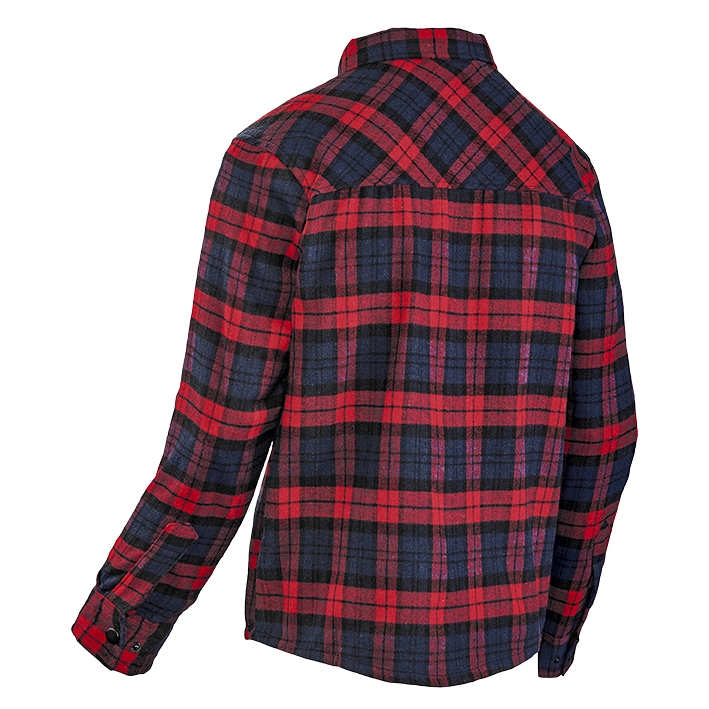 teXXor® Arbeitshemd SEATON rot/blau